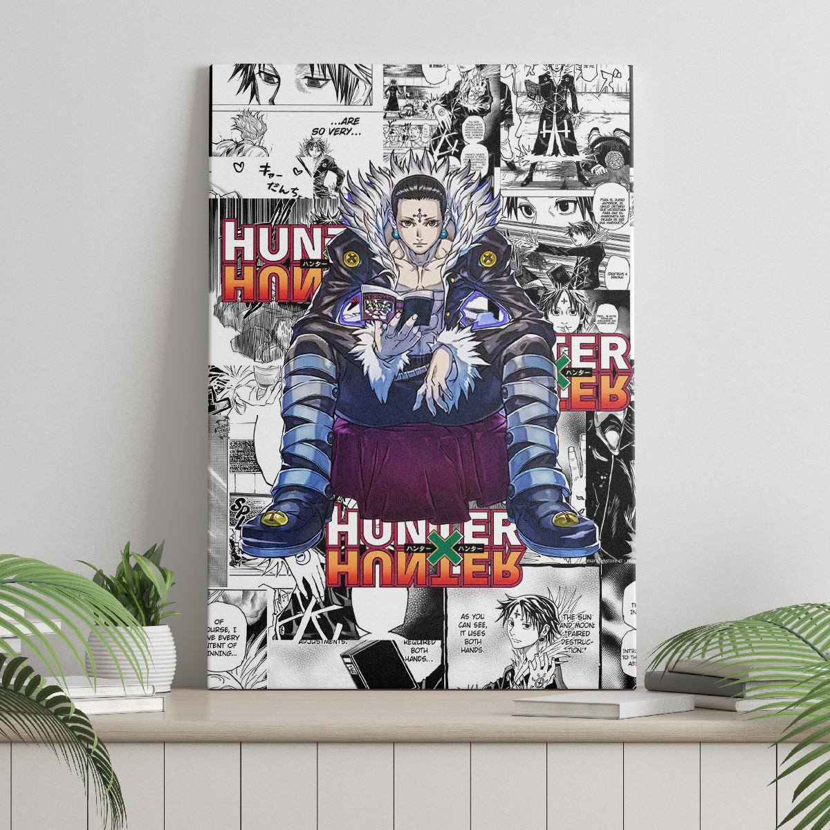 Chrollo Lucilfer Hunter X Hunter Canvas Wall Art Manga Mix Anime Style