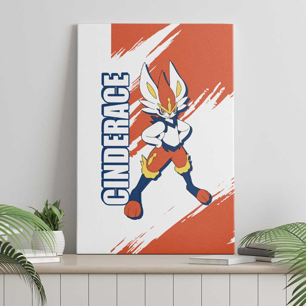 Cinderace Pokemon Canvas Wall Art Anime Mix Manga Style Ts04