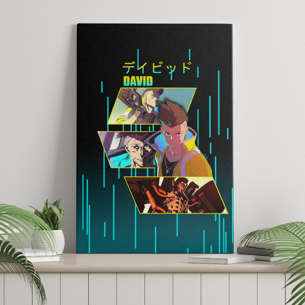 Cyberpunk David Martinez Canvas Wall Art