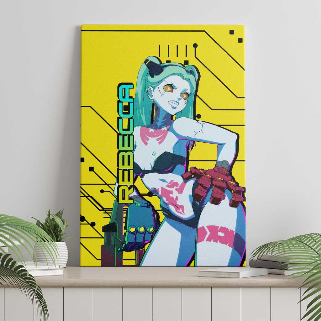 Cyberpunk Rebecca Canvas Wall Art Anime Style Ts04