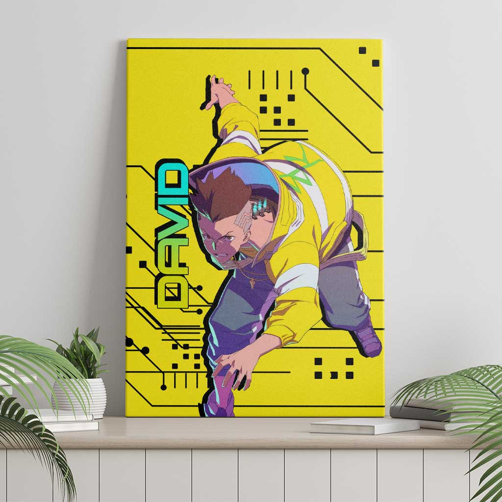 David Cyberpunk Edgerunners Canvas Wall Art Anime Style Ts04