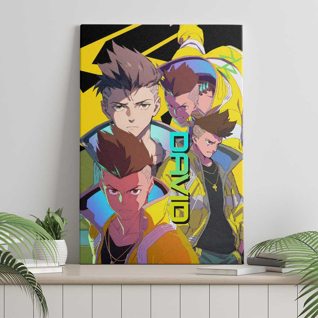 David Martinez Cyberpunk Edgerunners Canvas Wall Art Anime Style Ts04