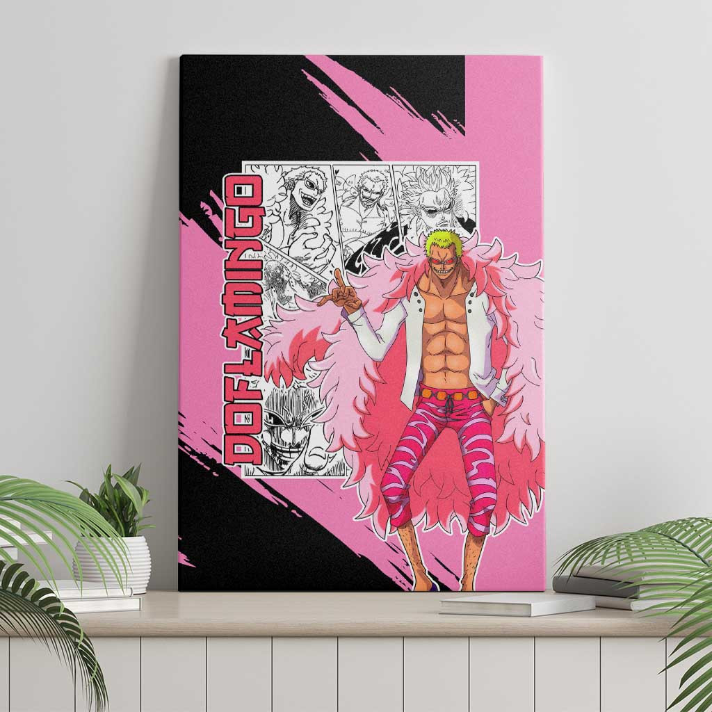 Doflamingo One Piece Canvas Wall Art Anime Mix Manga Style