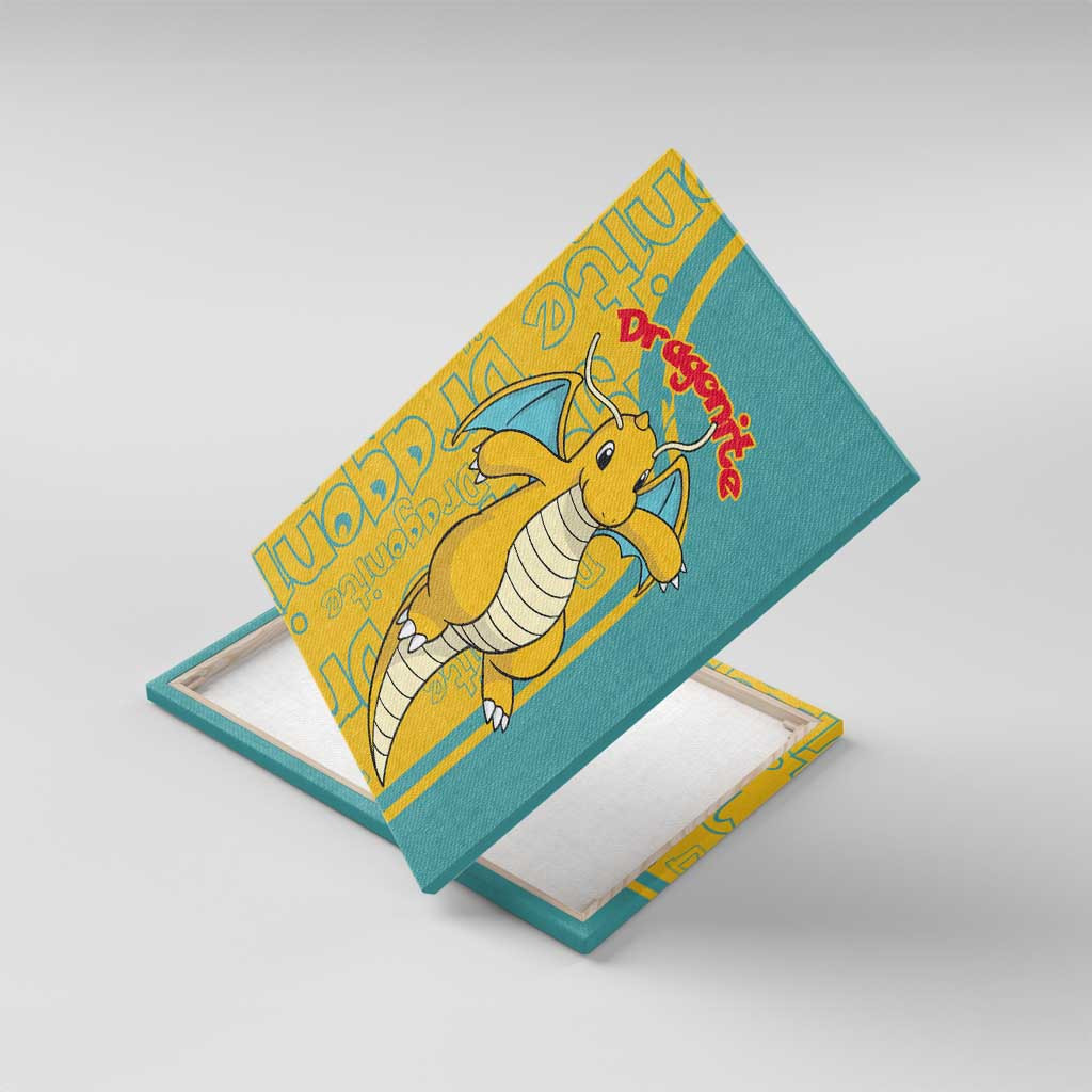 Dragonite Pokemon Canvas Wall Art Anime Style Ts04
