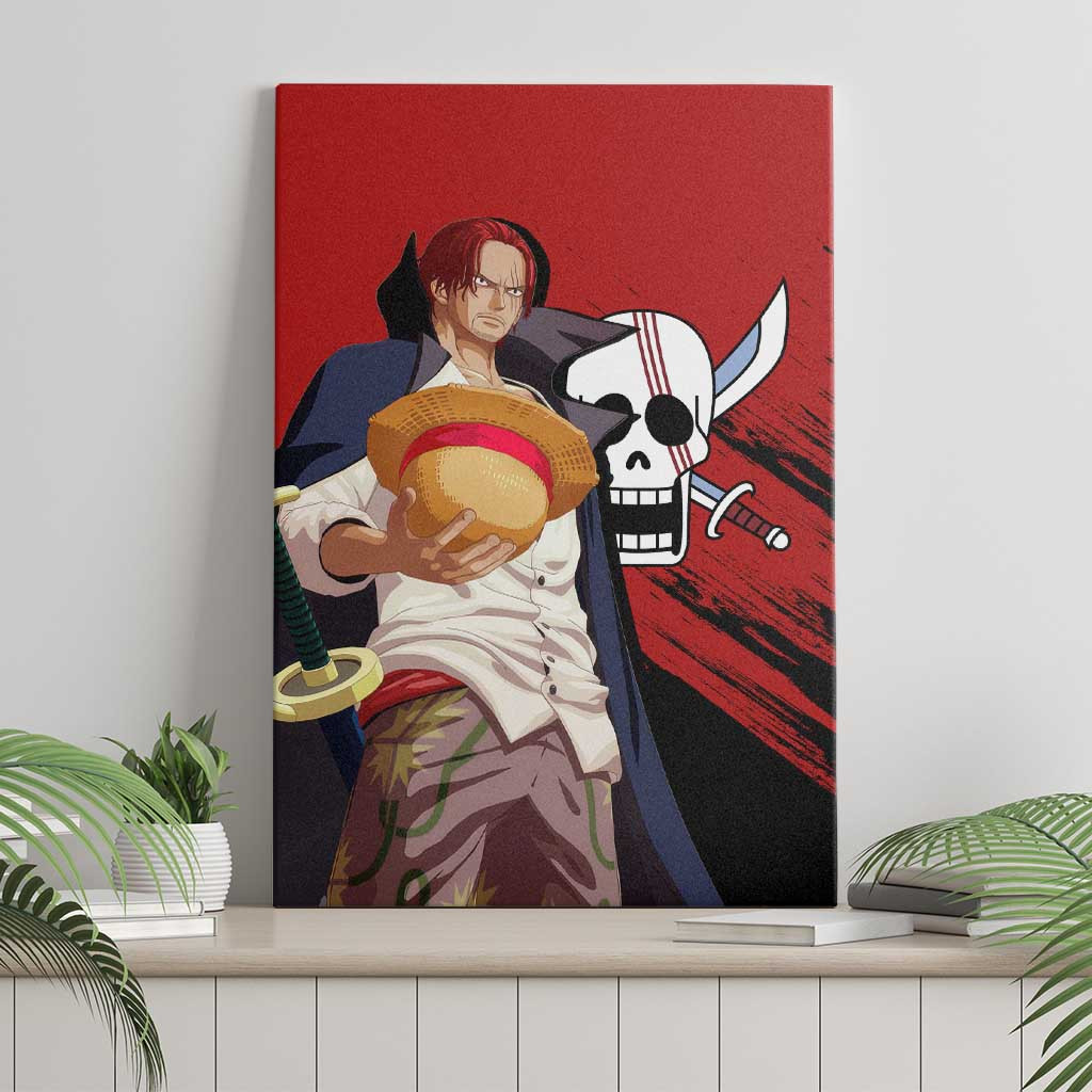 Emperor Shank One Piece Canvas Wall Art Anime Style