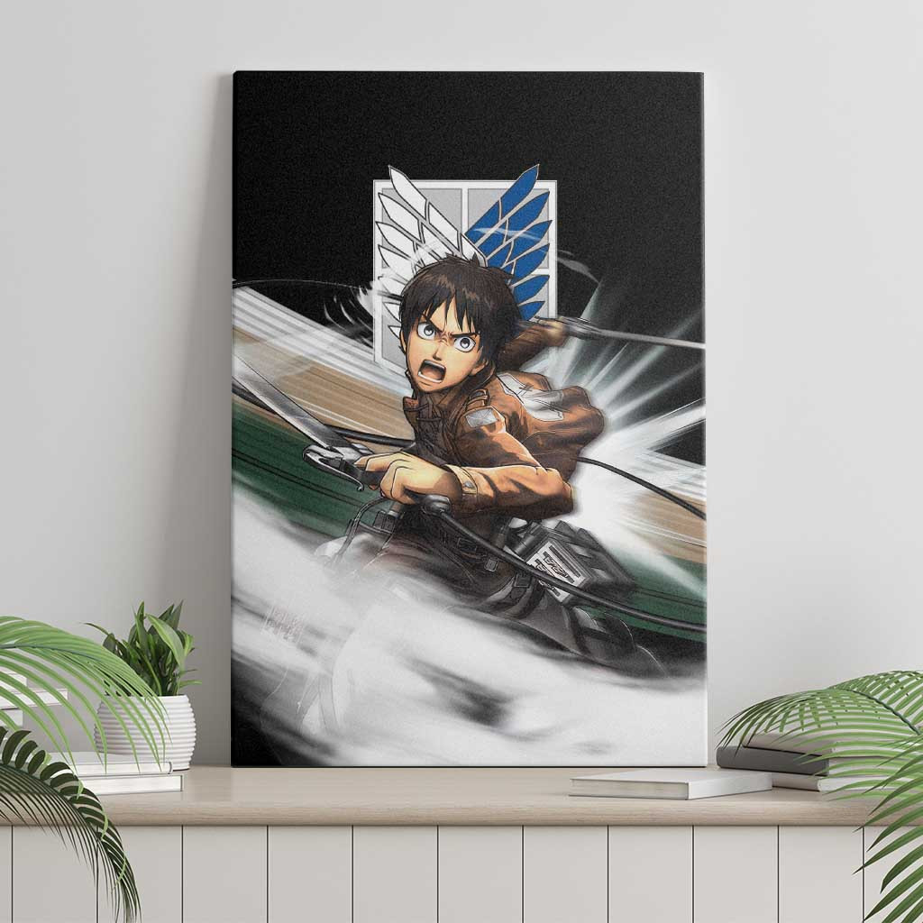 Eren Yeager Attack On Titan Canvas Wall Art Anime Style Ts04