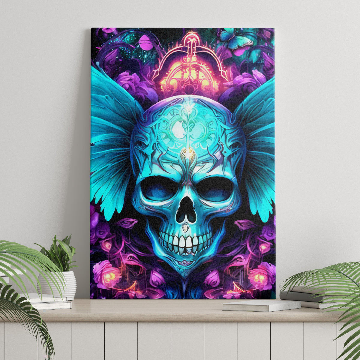 Fairy Skull Canvas Wall Art In My Next Life I Want To Be The Karme Fairy Dt01
