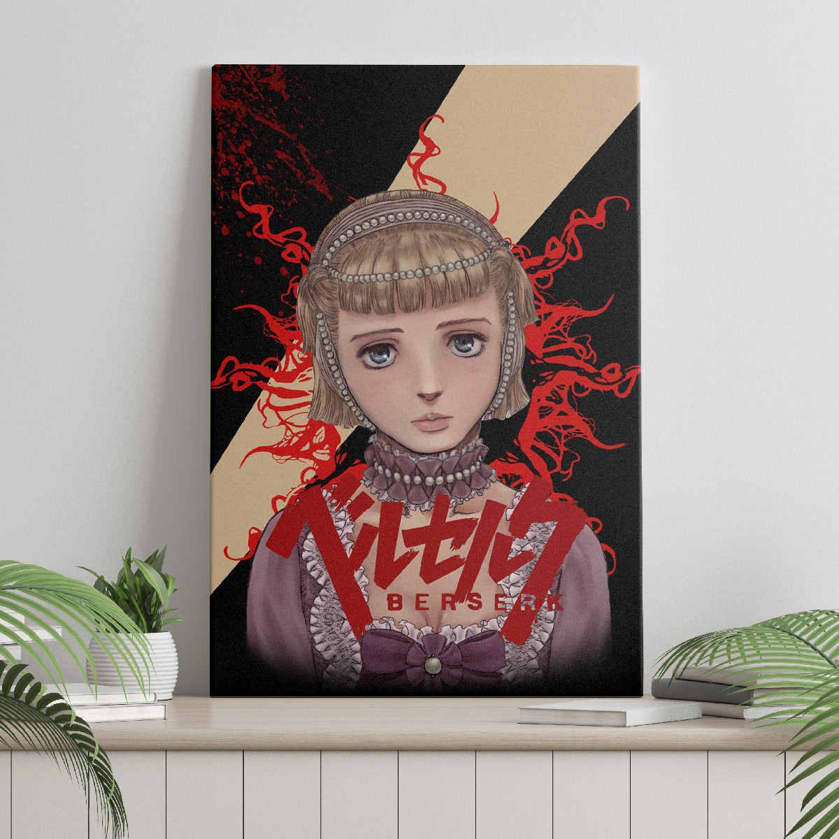 Farnese De Vandimion Berserk Canvas Wall Art Black Blood Style