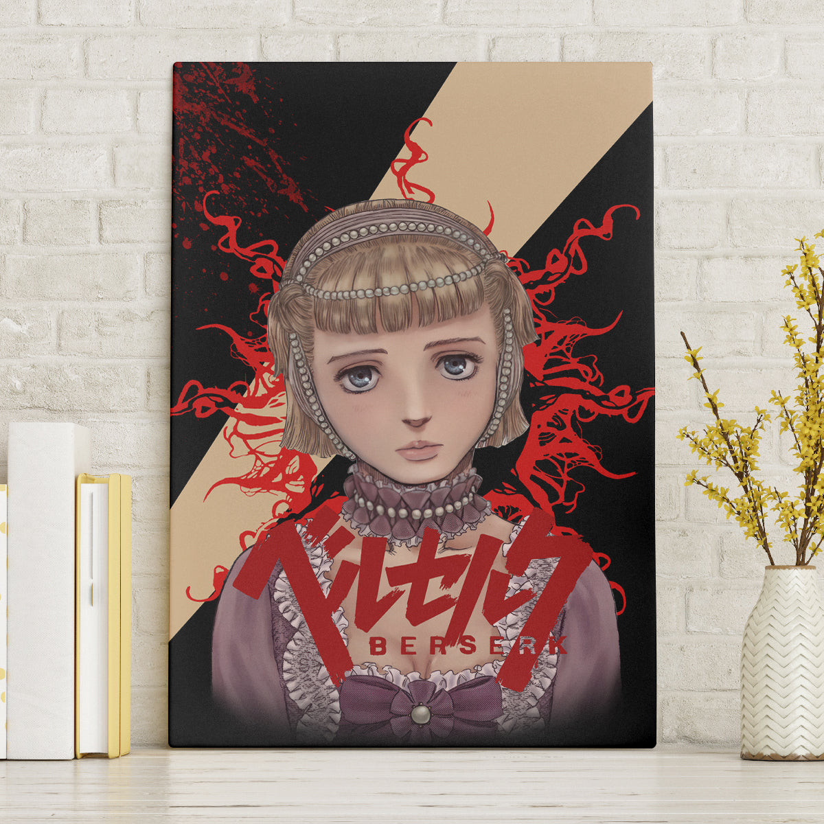 Farnese De Vandimion Berserk Canvas Wall Art Black Blood Style