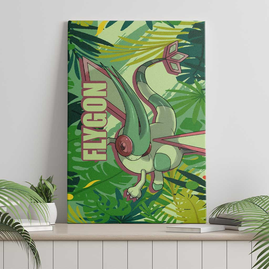 Flygon Pokemon Canvas Wall Art Anime Style Ts04