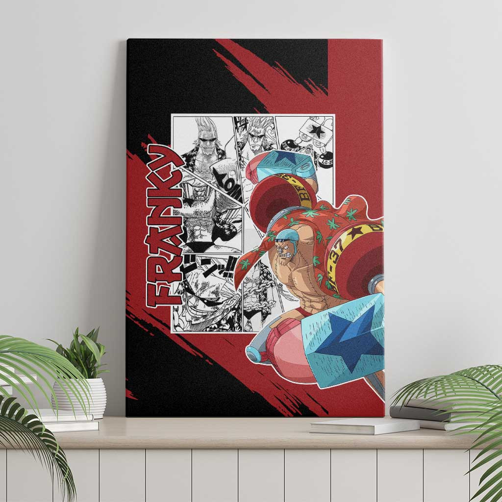 Franky One Piece Canvas Wall Art Anime Mix Manga Style