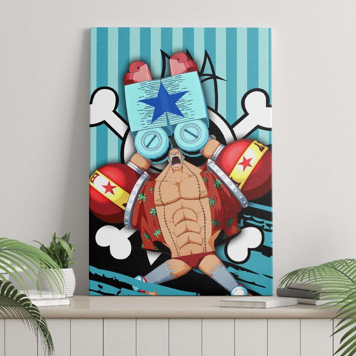 Franky One Piece Canvas Wall Art