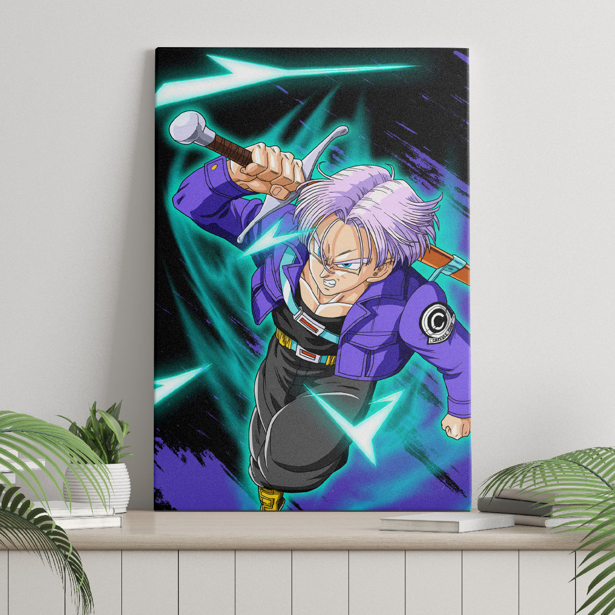 Future Trunks Dragon Ball Canvas Wall Art