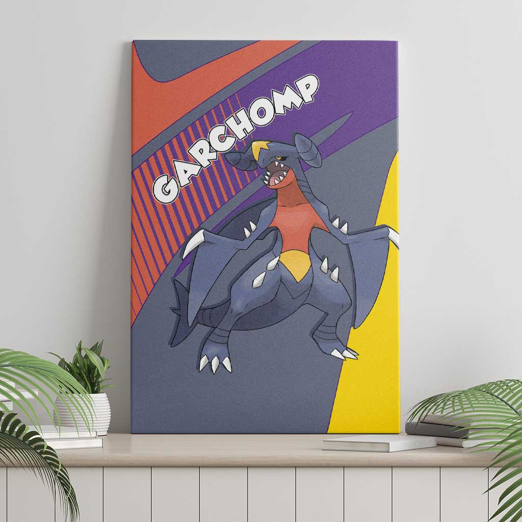 Garchomp Pokemon Canvas Wall Art Anime Style Ts04