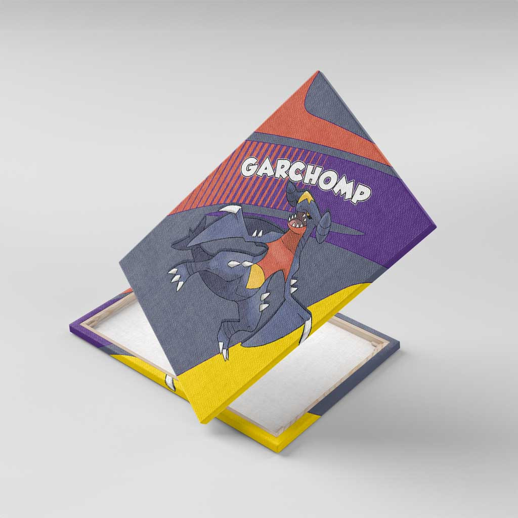 Garchomp Pokemon Canvas Wall Art Anime Style Ts04