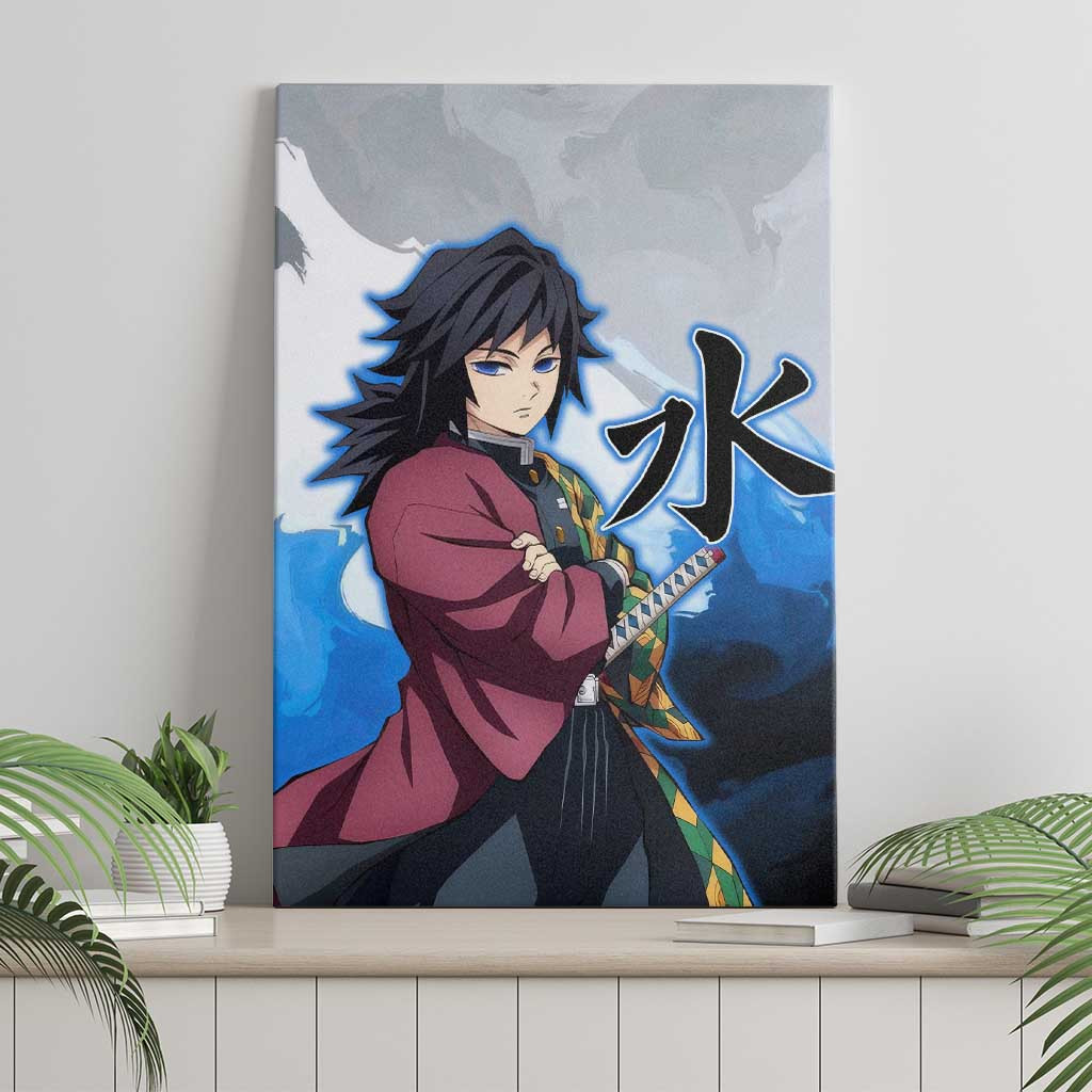 Giyu Tomioka Demon Slayer Canvas Wall Art Anime Style Ts04
