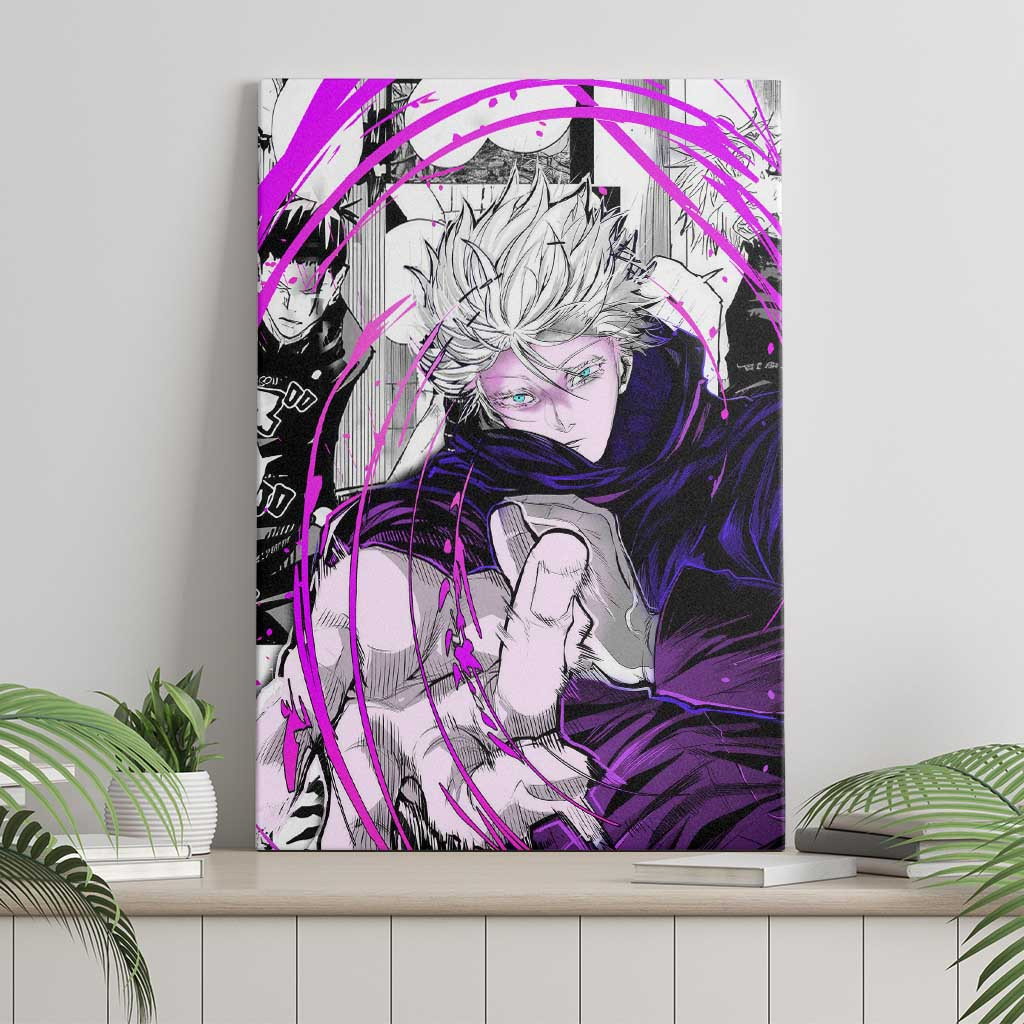 Gojo Satoru Jujutsu Kaisen Canvas Wall Art Pattern Anime Mix Manga Style