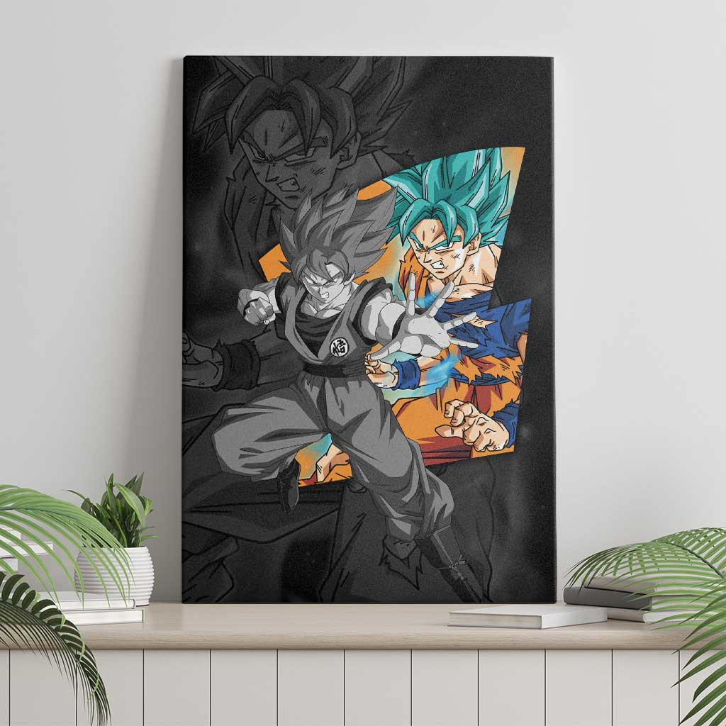 Goku Blue Dragon Ball Canvas Wall Art Anime Style Ts04