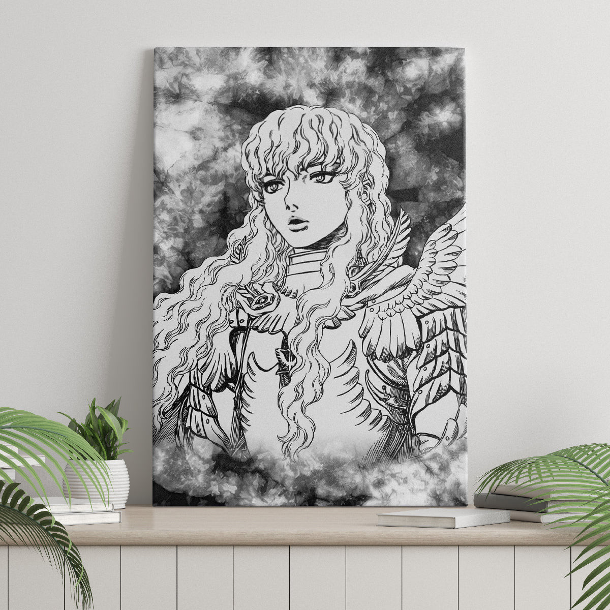 Griffith Berserk Canvas Wall Art Grunge Style