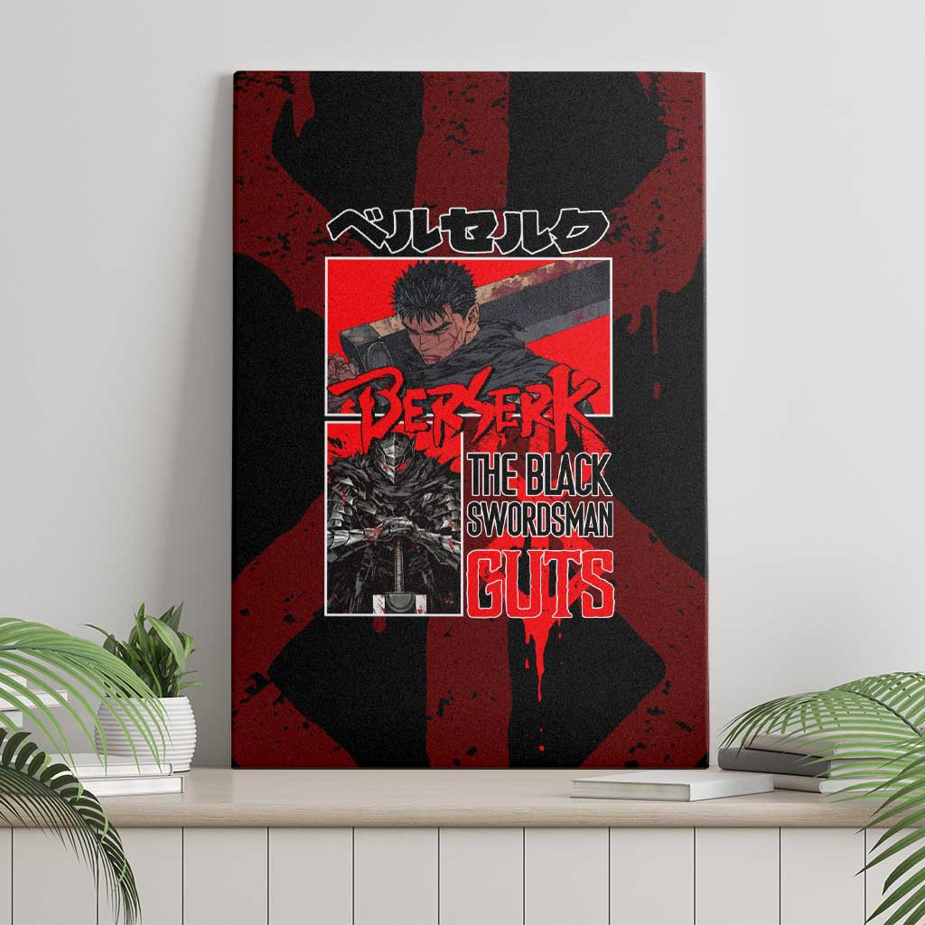 Guts Berserk Canvas Wall Art Anime Style Ts04