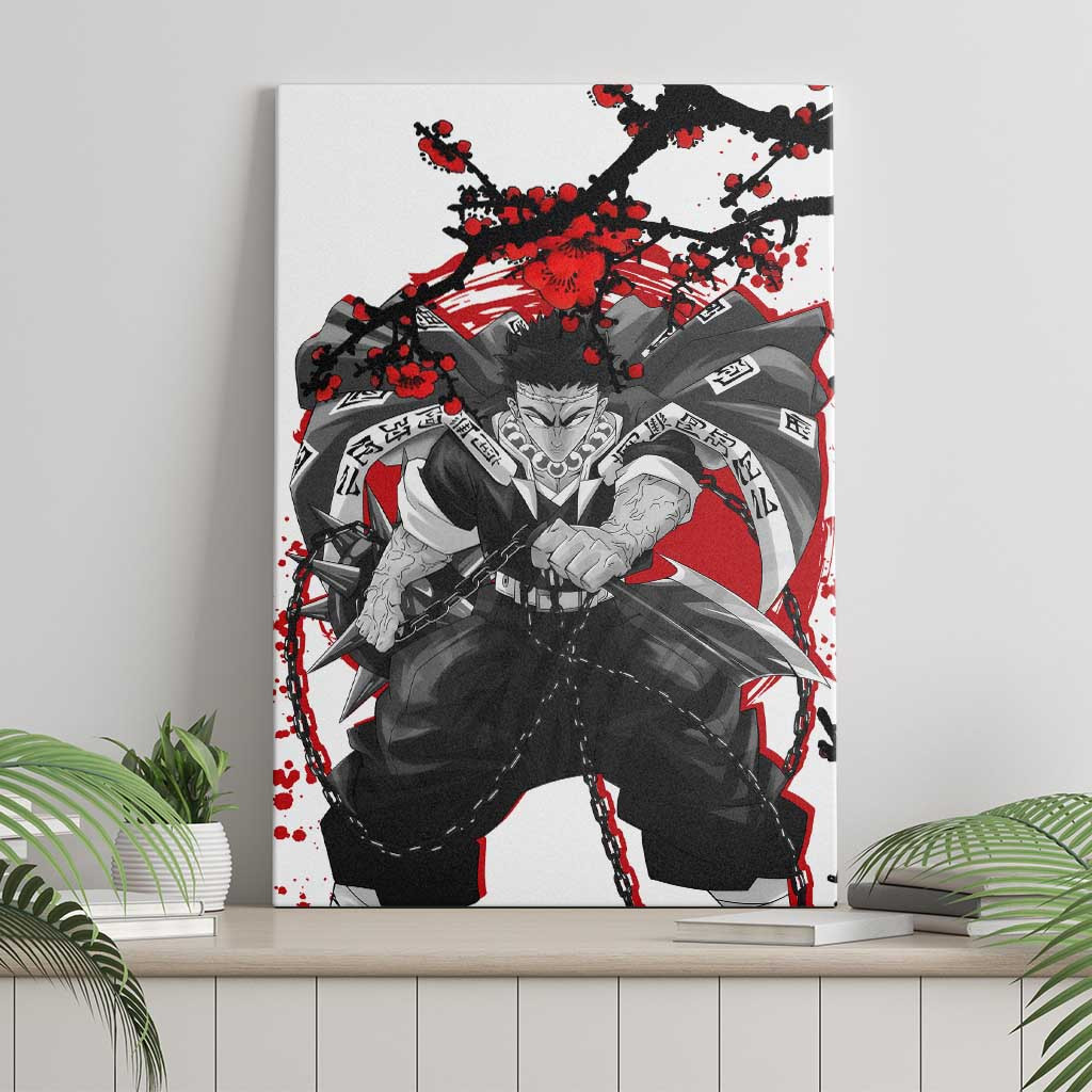 Gyomei Himejima Demon Slayer Canvas Wall Art Anime Japan Style
