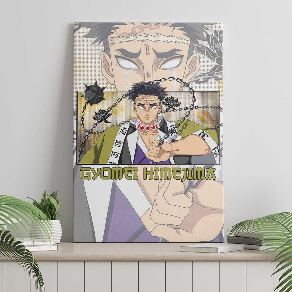 Gyomei Himejima Demon Slayer Canvas Wall Art Anime Style Ts04