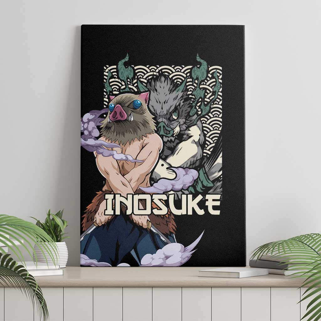 Hashibira Inosuke Demon Slayer Canvas Wall Art Anime Style Ts04