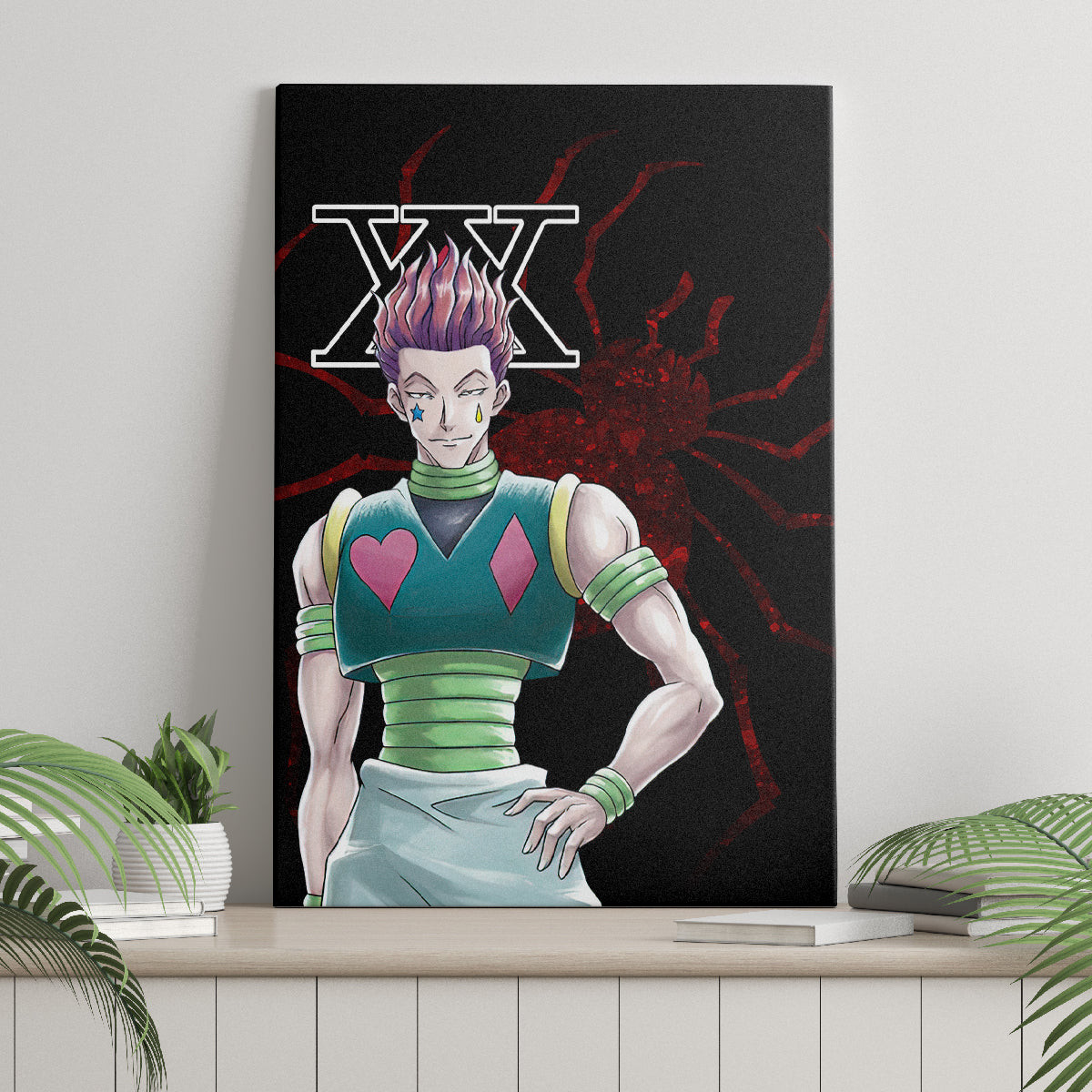 Hisoka Phantom Troupe Hunter X Hunter Canvas Wall Art Anime Style