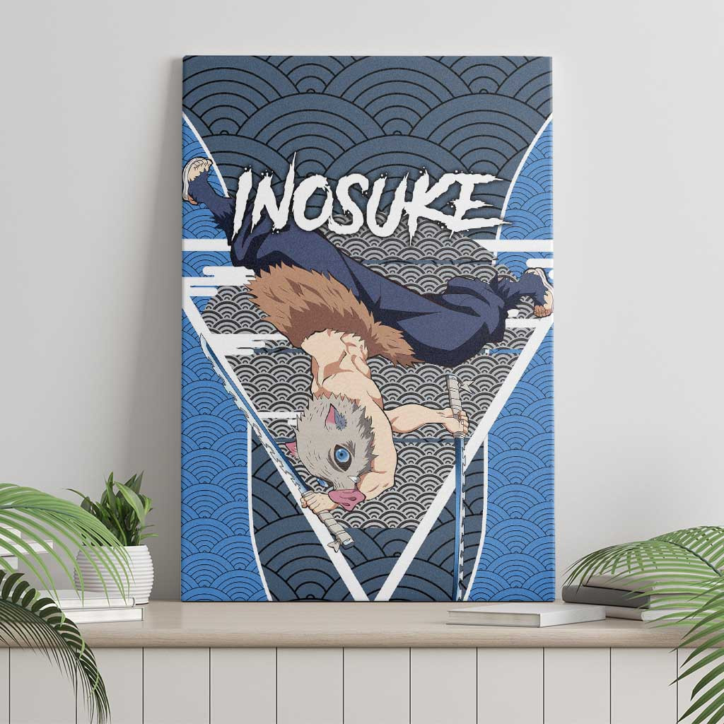 Inosuke Demon Slayer Canvas Wall Art Anime Japan Art Style