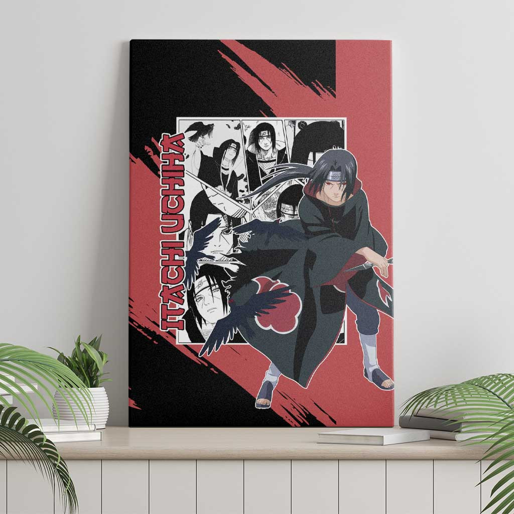 Itachi Uchiha Naruto Canvas Wall Art Anime Mix Manga Style