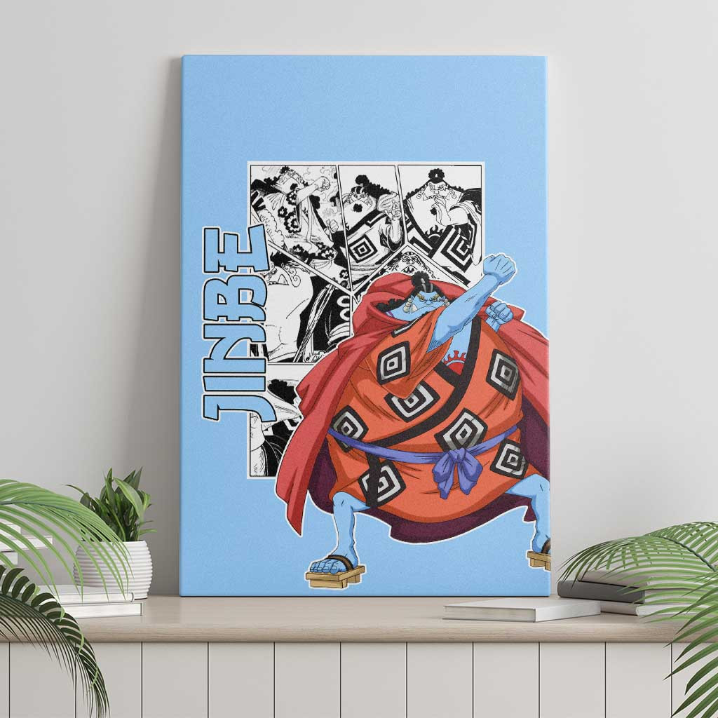 Jinbe One Piece Canvas Wall Art Anime Mix Manga Style