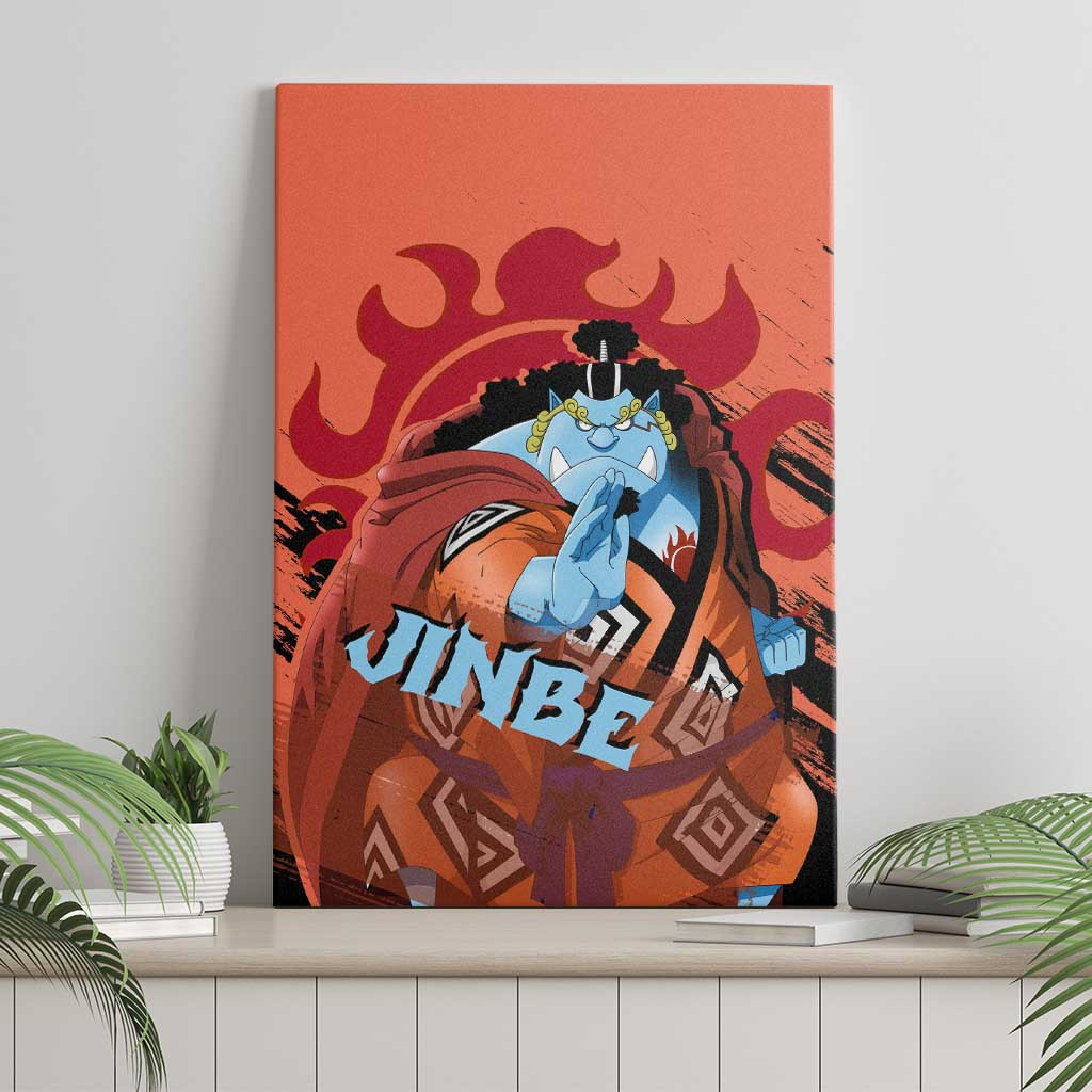 Jinbe One Piece Canvas Wall Art Anime Style