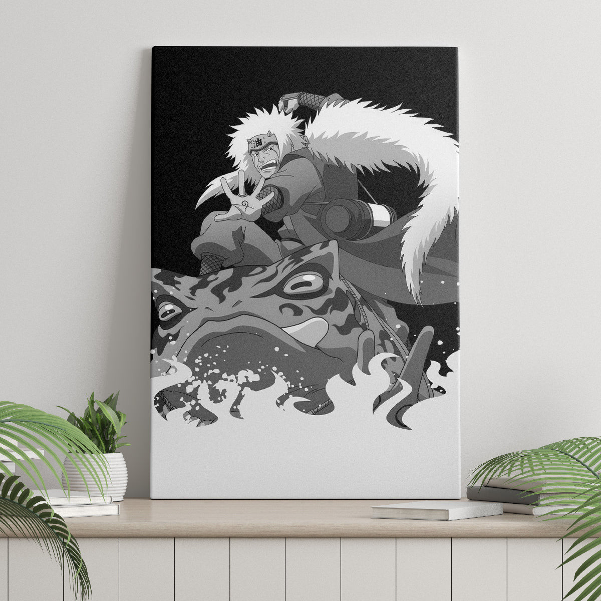 Jiraiya Anime Mixed Canvas Wall Art