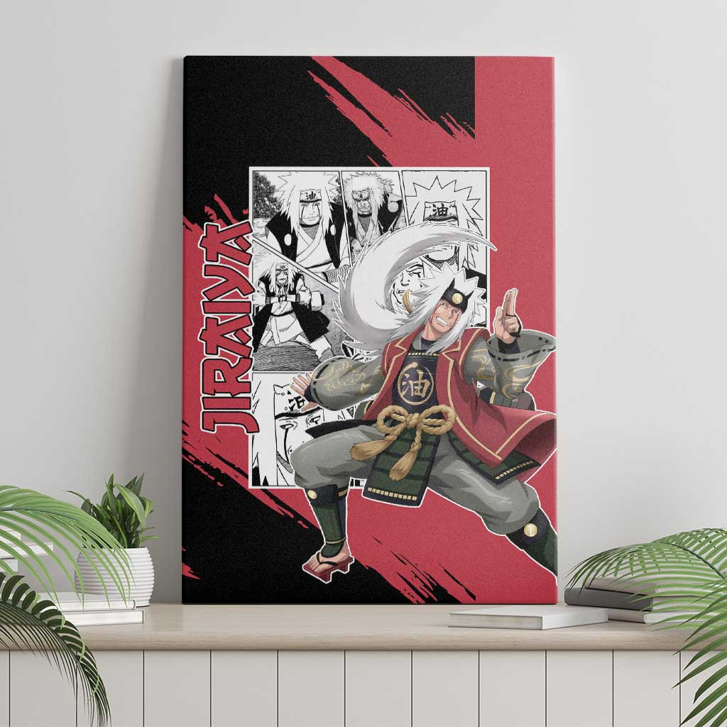Jiraiya Naruto Canvas Wall Art Anime Mix Manga Style