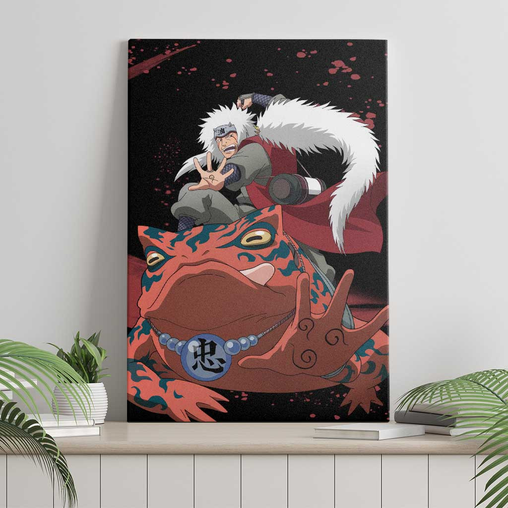 Jiraiya Uniform Naruto Canvas Wall Art Anime Style Ts04