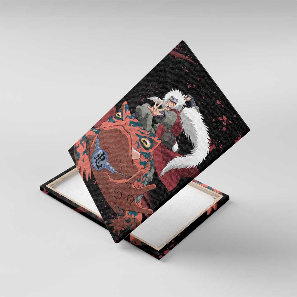 Jiraiya Uniform Naruto Canvas Wall Art Anime Style Ts04