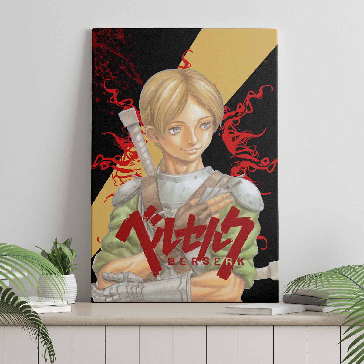 Judeau Berserk Canvas Wall Art Black Blood Style