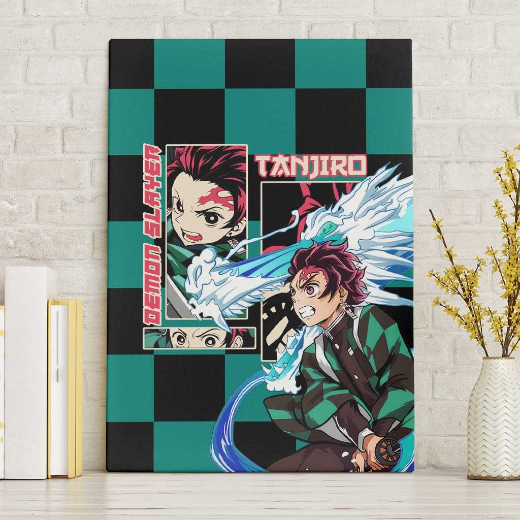 Kamado Tanjiro Haori Demon Slayer Canvas Wall Art Anime Style Ts04