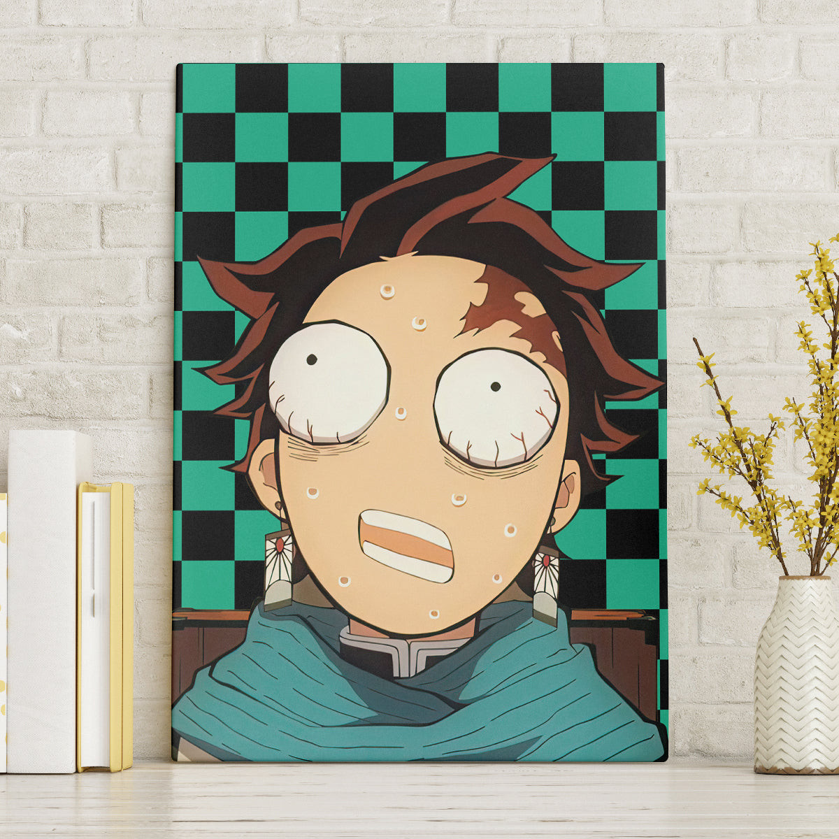 Kimetsu Tanjro Demon Slayer Canvas Wall Art Anime Style