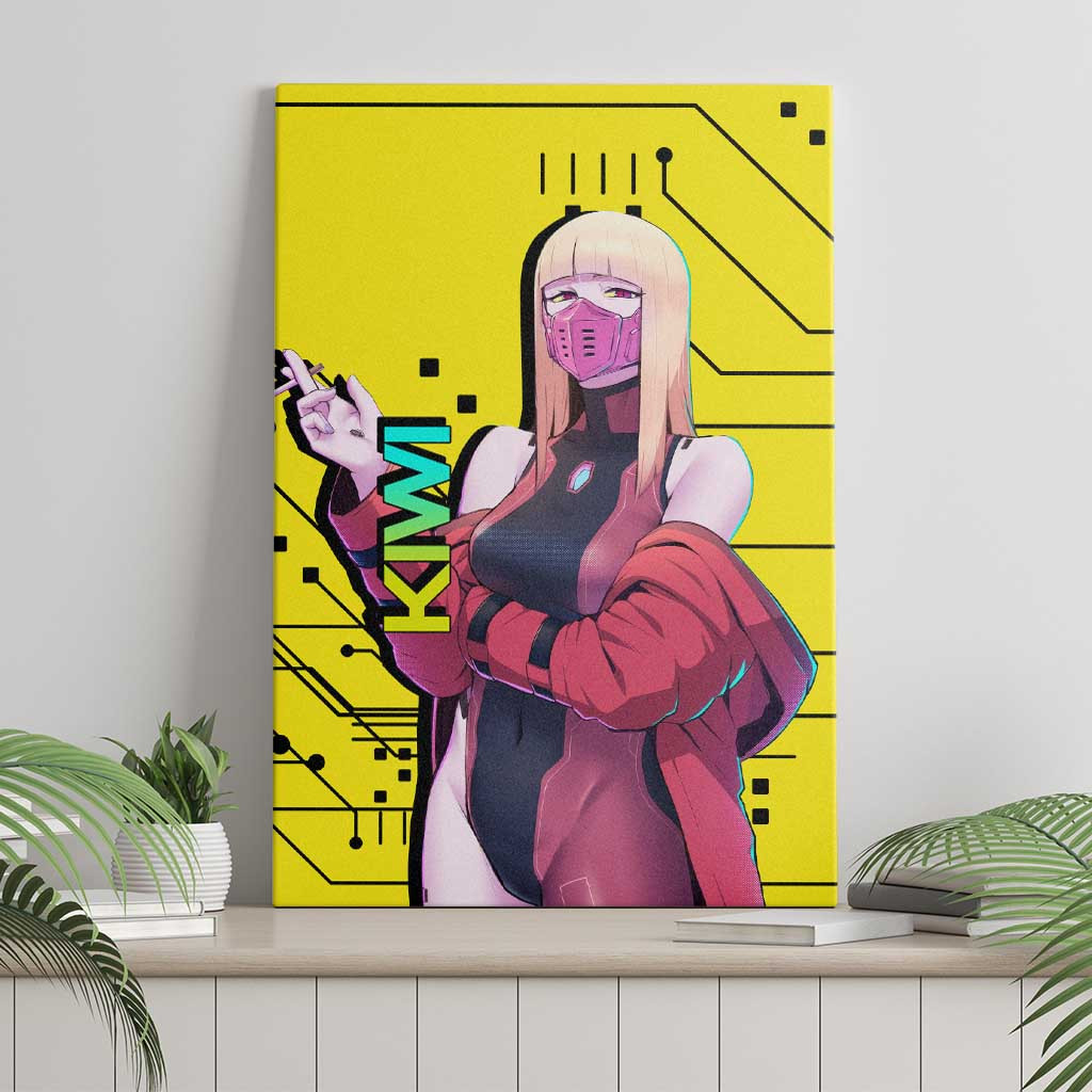 Kiwi Cyberpunk Edgerunners Canvas Wall Art Anime Style Ts04