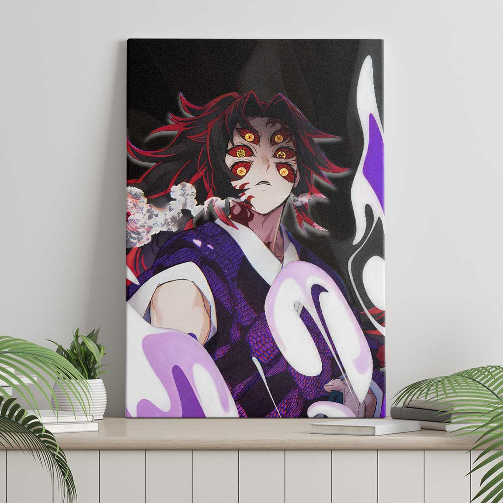 Kokushibo Demon Slayer Canvas Wall Art Anime Style Ts04