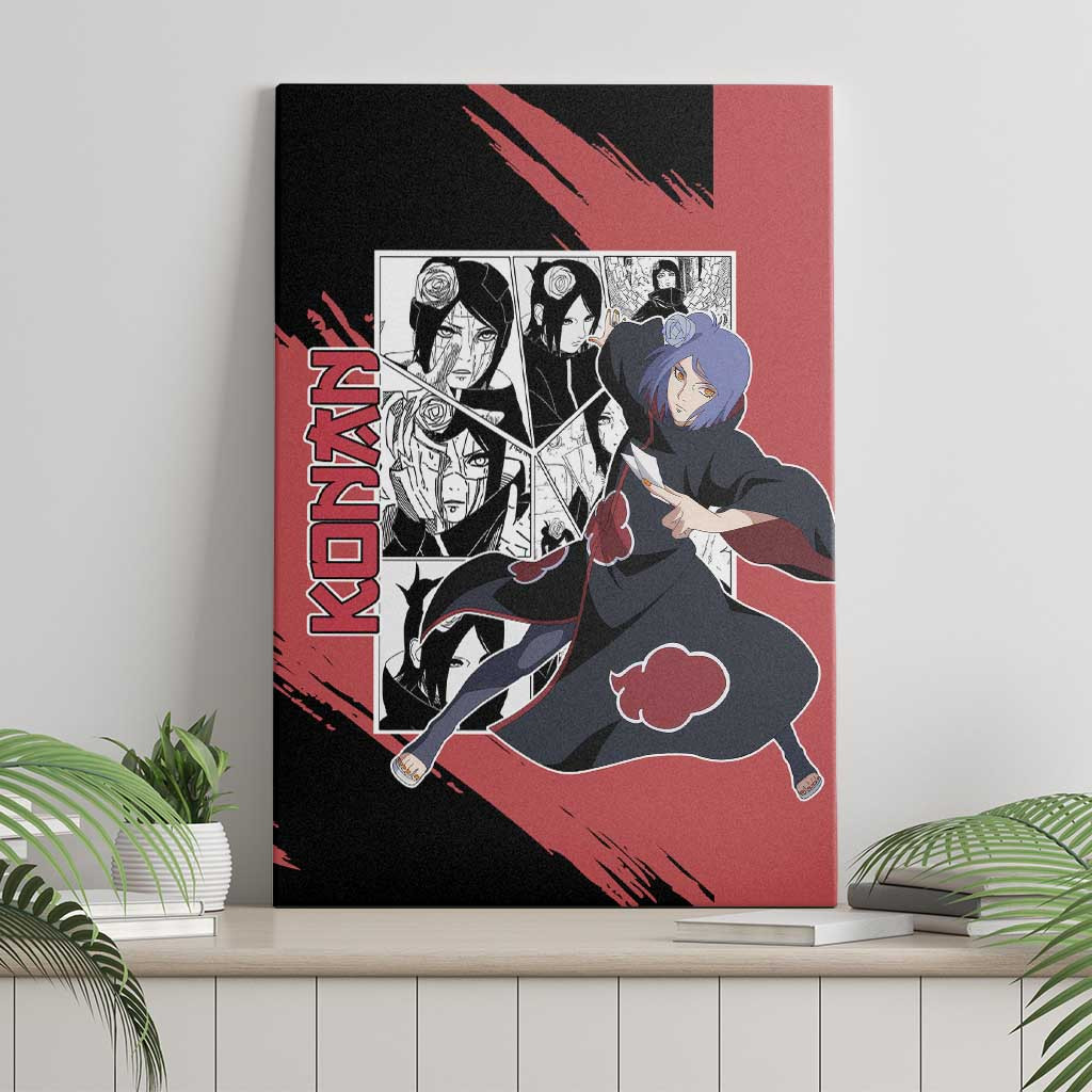 Konan Naruto Canvas Wall Art Anime Mix Manga Style