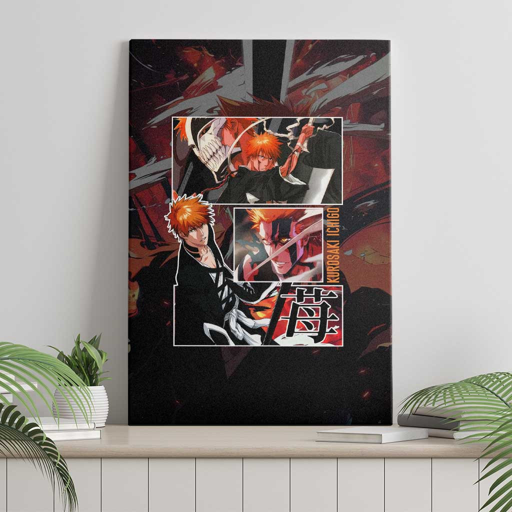Kurosaki Ichigo Tybwa Bleach Canvas Wall Art Anime Style Ts04