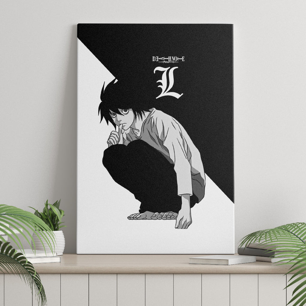 L Lawliet Canvas Wall Art
