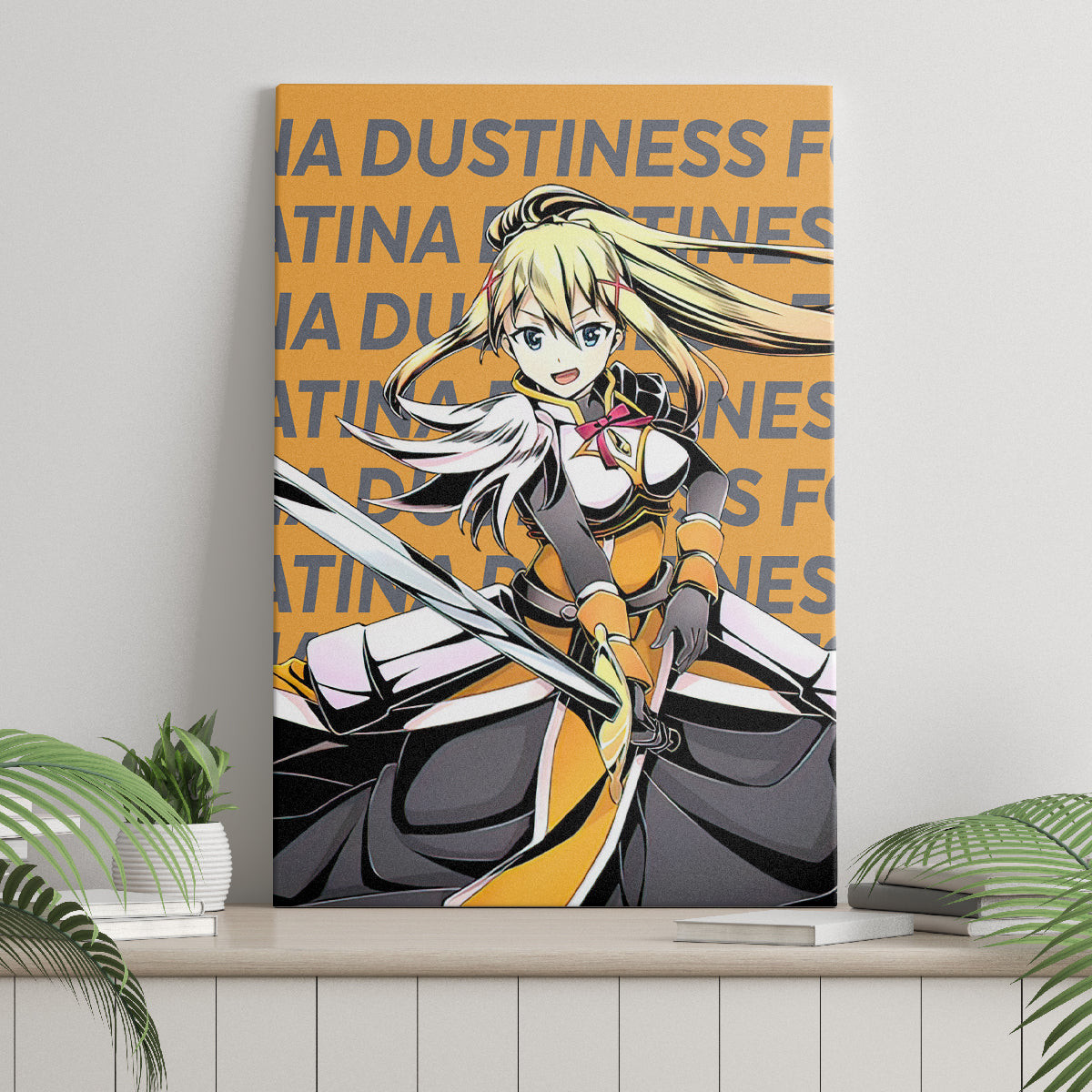 Lalatina Dustiness Ford Konosuba Canvas Wall Art Anime Style