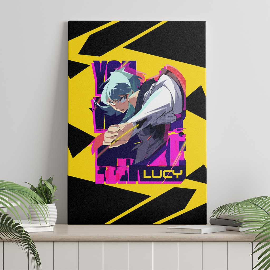 Lucy Cyberpunk Edgerunners Canvas Wall Art Anime Style Ts04