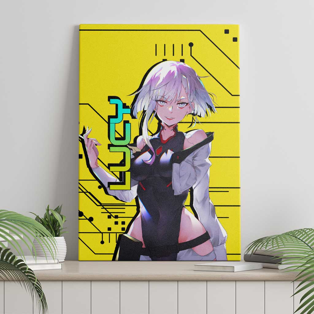 Lucy Cyberpunk Edgerunners Canvas Wall Art Anime Style Ts04