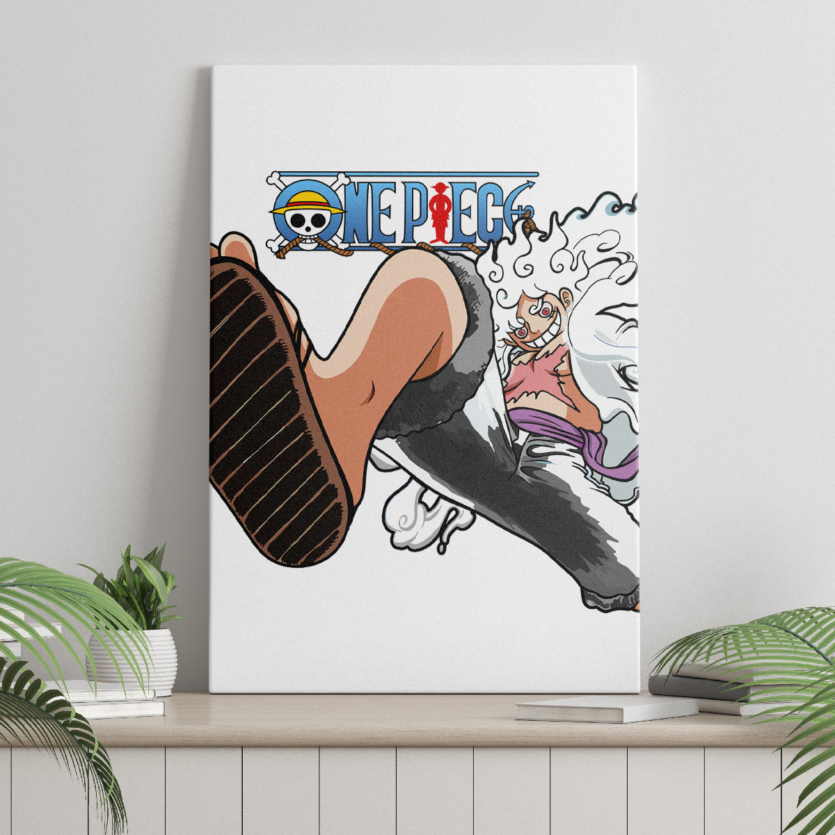 Luffy Gear 5 Nika Canvas Wall Art