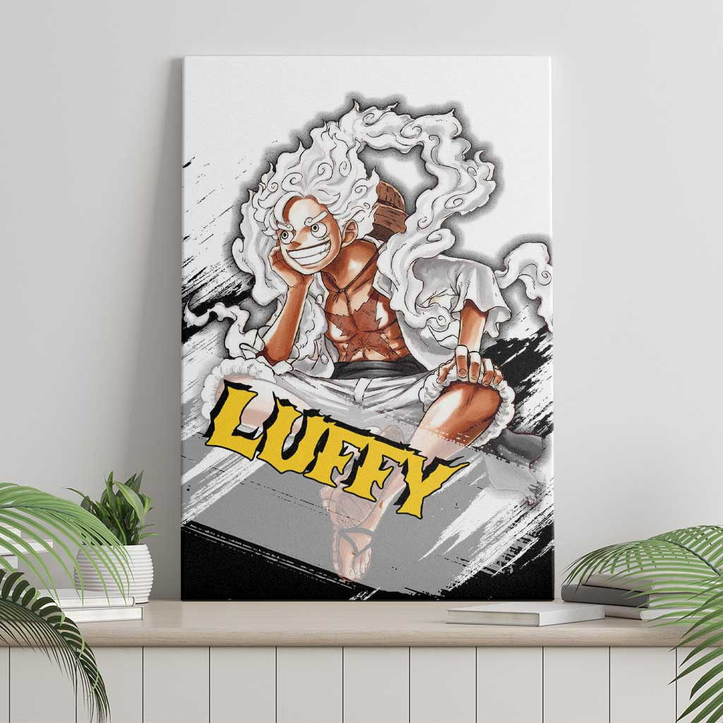 Luffy Gear 5 One Piece Canvas Wall Art Anime Style Ts04
