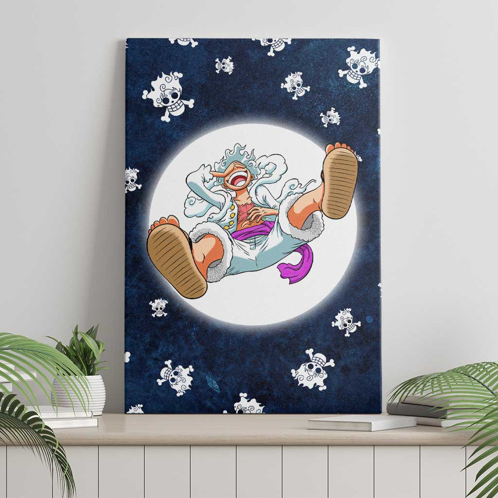 Luffy Gear 5 One Piece Canvas Wall Art Anime Style Ts04